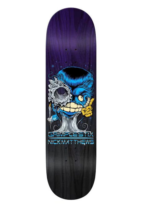 Matthwes Grimplestix Grimplenator purple-black Vorderansicht
