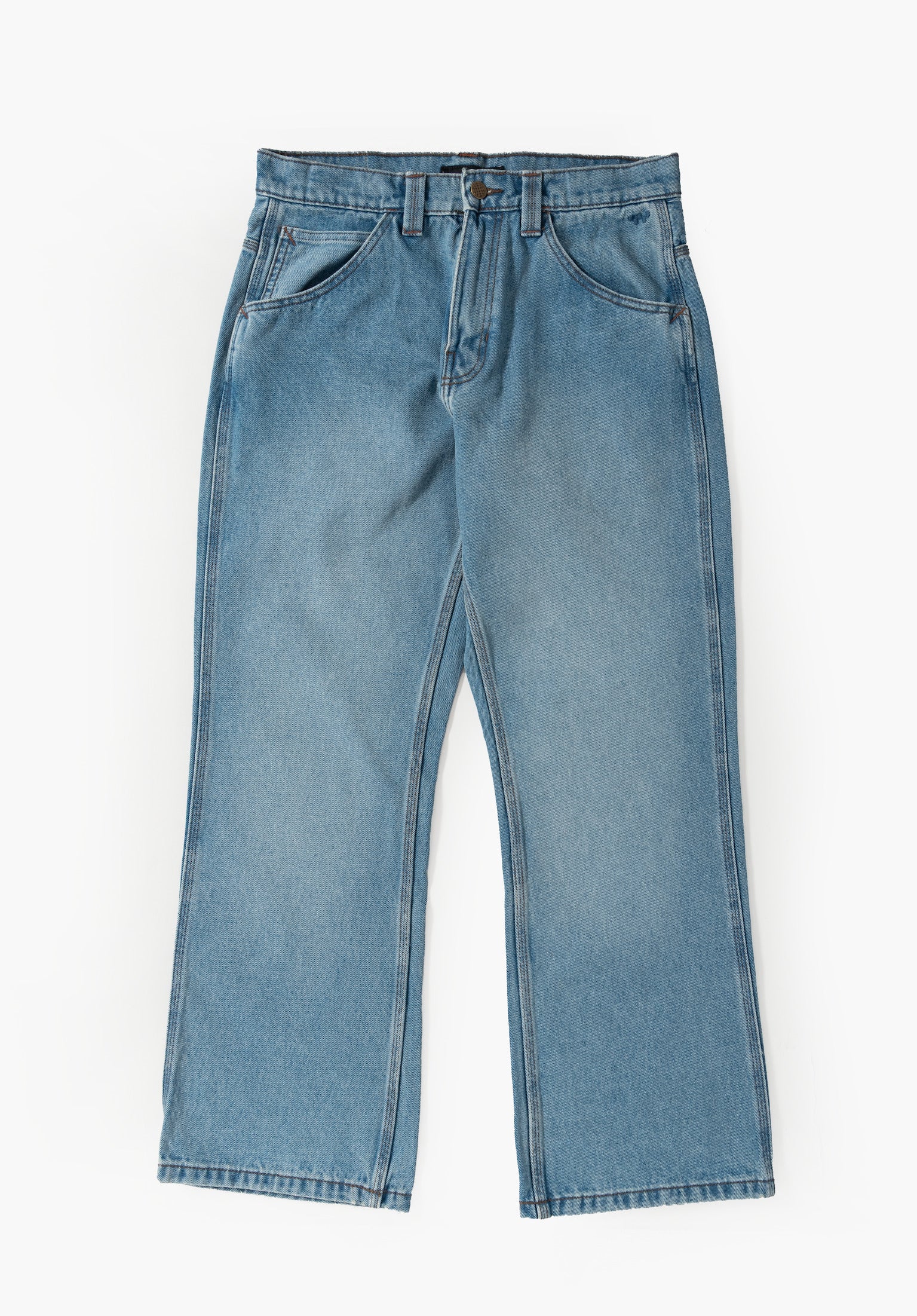 Skate Loose Bootcut Denim Vans Jeans in stonewash for men – TITUS