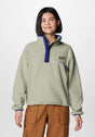 Helvetia II Cropped Half Snap Fleece safari Vorderansicht