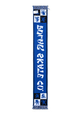 Football Scarf blue Rueckenansicht