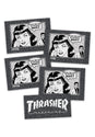Thrasher Boyfriend Grip Strips 5-Bag black Vorderansicht