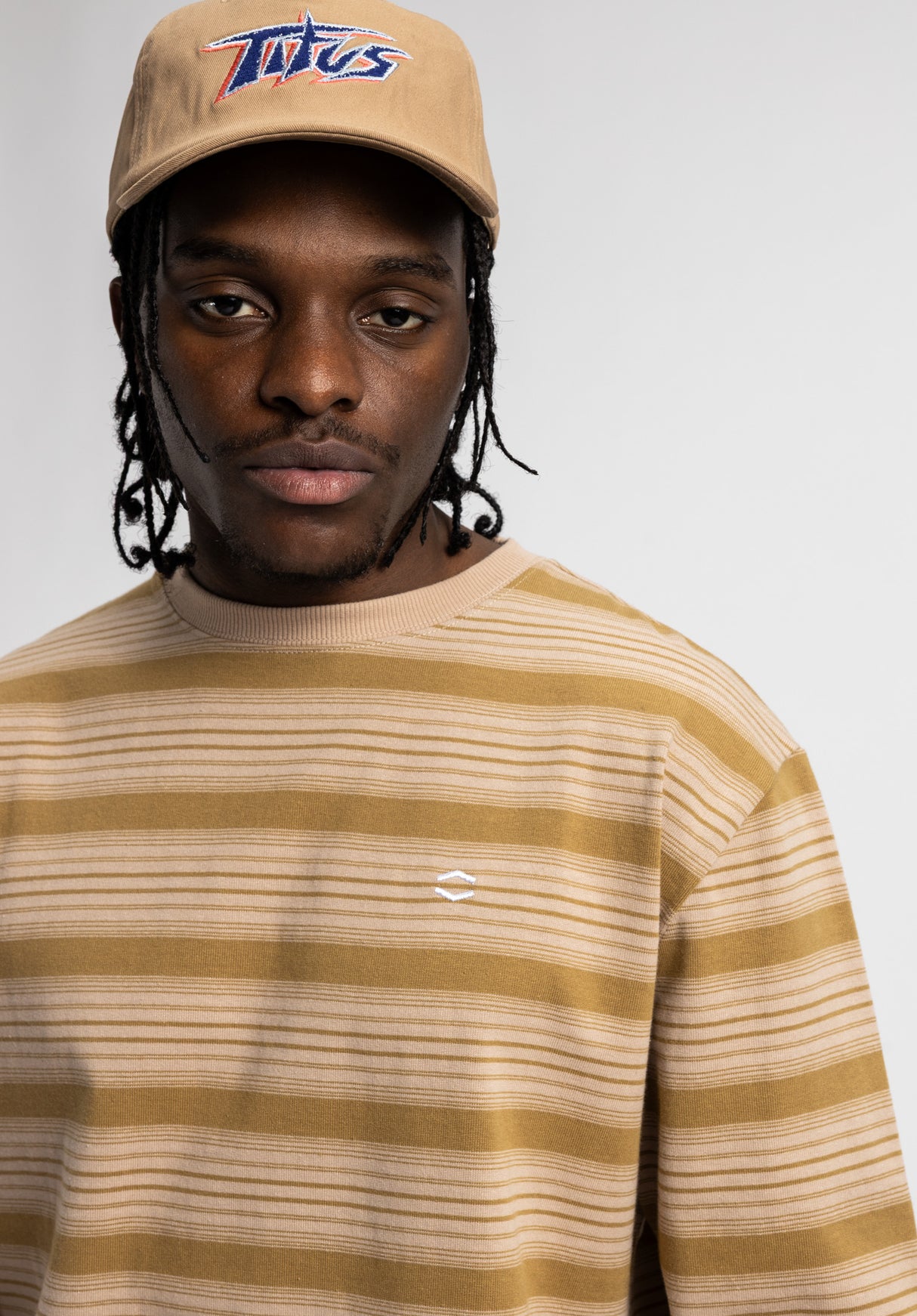 Icon Stripes ocker-striped Rueckenansicht