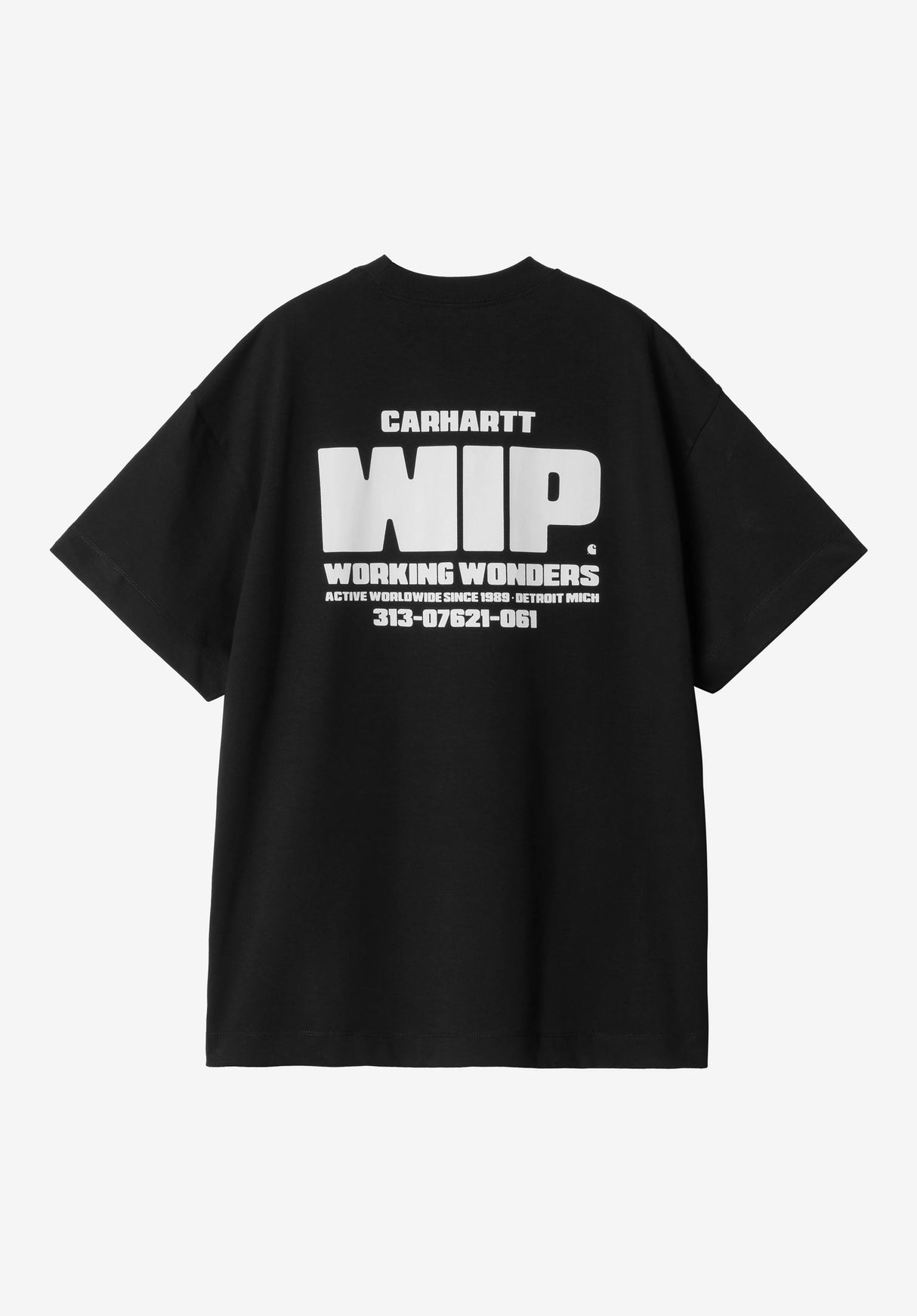 Rotation black-white Rueckenansicht