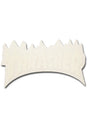 Flame Sticker Small 4 white Vorderansicht