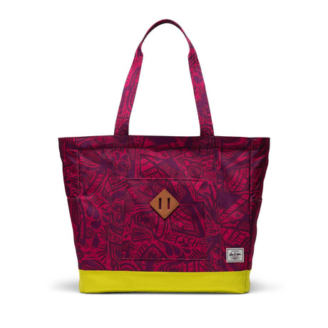 Thomas Campbell Heritage Tote TC hollyhock-evening primrose Vorderansicht