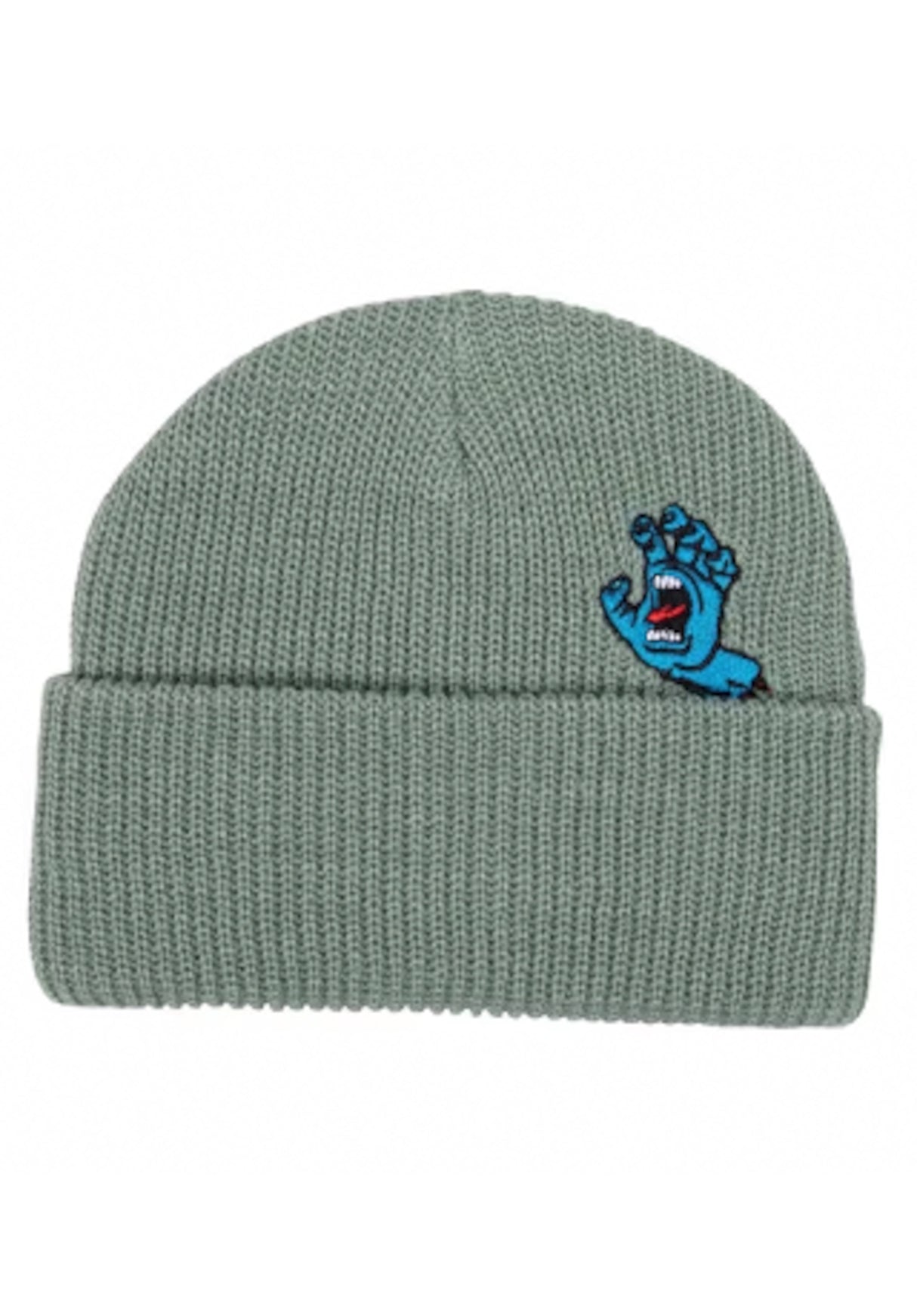 Screaming Mini Hand Beanie moonrock Vorderansicht