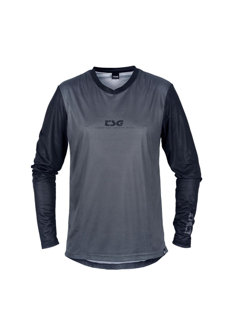 TSG Waft Jersey Longsleeve black-coal – Front view