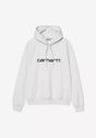 Hooded Carhartt Sweatshirt ashheather-graphite Vorderansicht