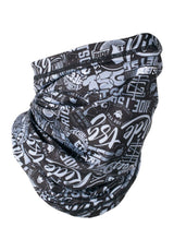 Neckwarmer misty black-grey Vorderansicht