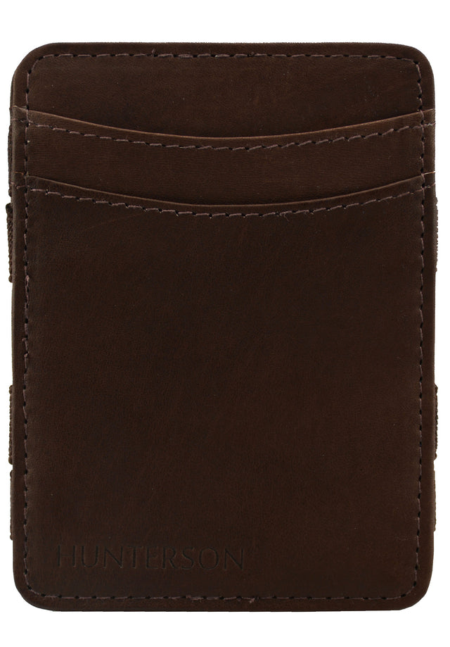 Magic Coin Wallet RFID brown Vorderansicht