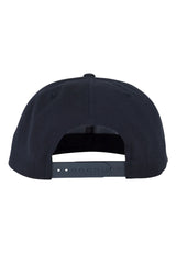 Span Embroidered 6-Panel Structured Snapback darknavy-white Rueckenansicht