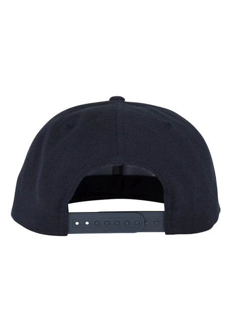 Span Embroidered 6-Panel Structured Snapback darknavy-white Rueckenansicht
