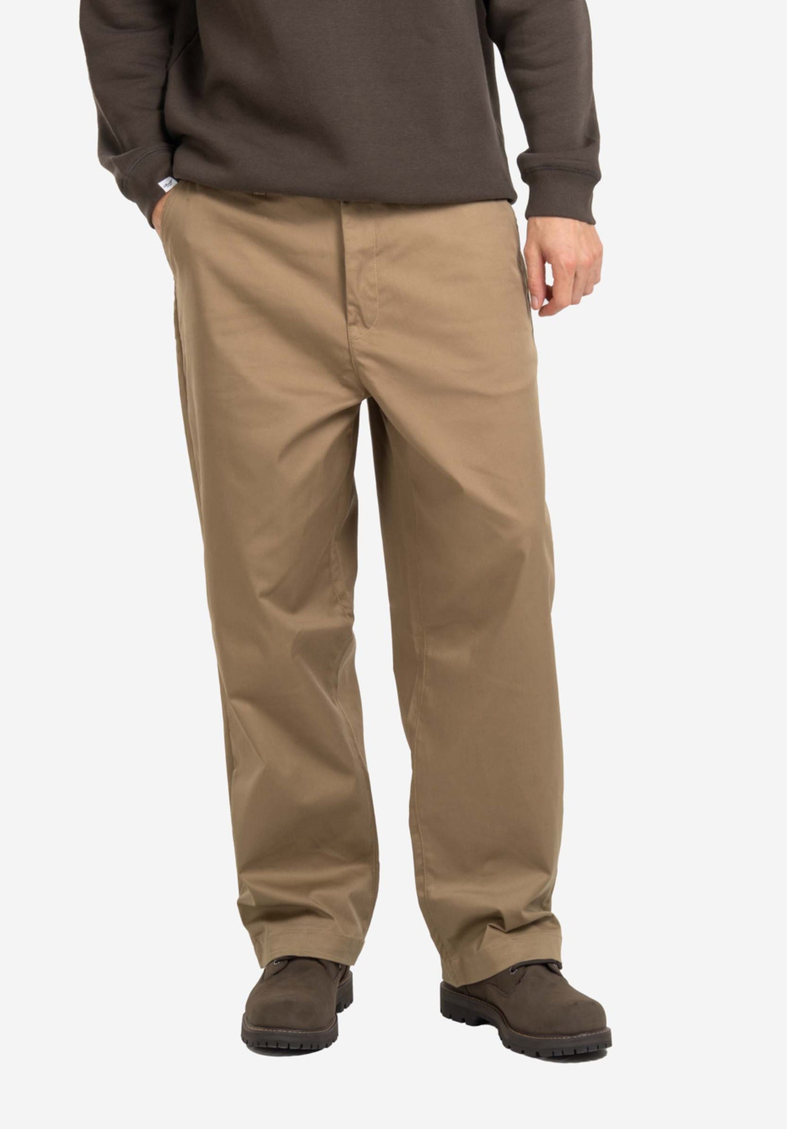 Loose Flex Chino PC Reell Chino- / Cloth pants in darksand for men