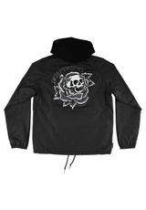 Dressen Skull Rose black Rueckenansicht