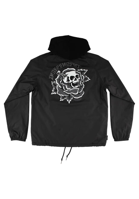 Dressen Skull Rose black Rueckenansicht