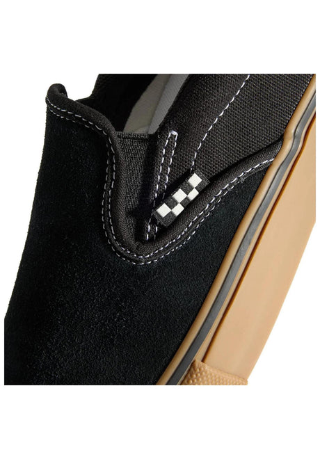 Skate Slip-On black-gum-white Oberansicht