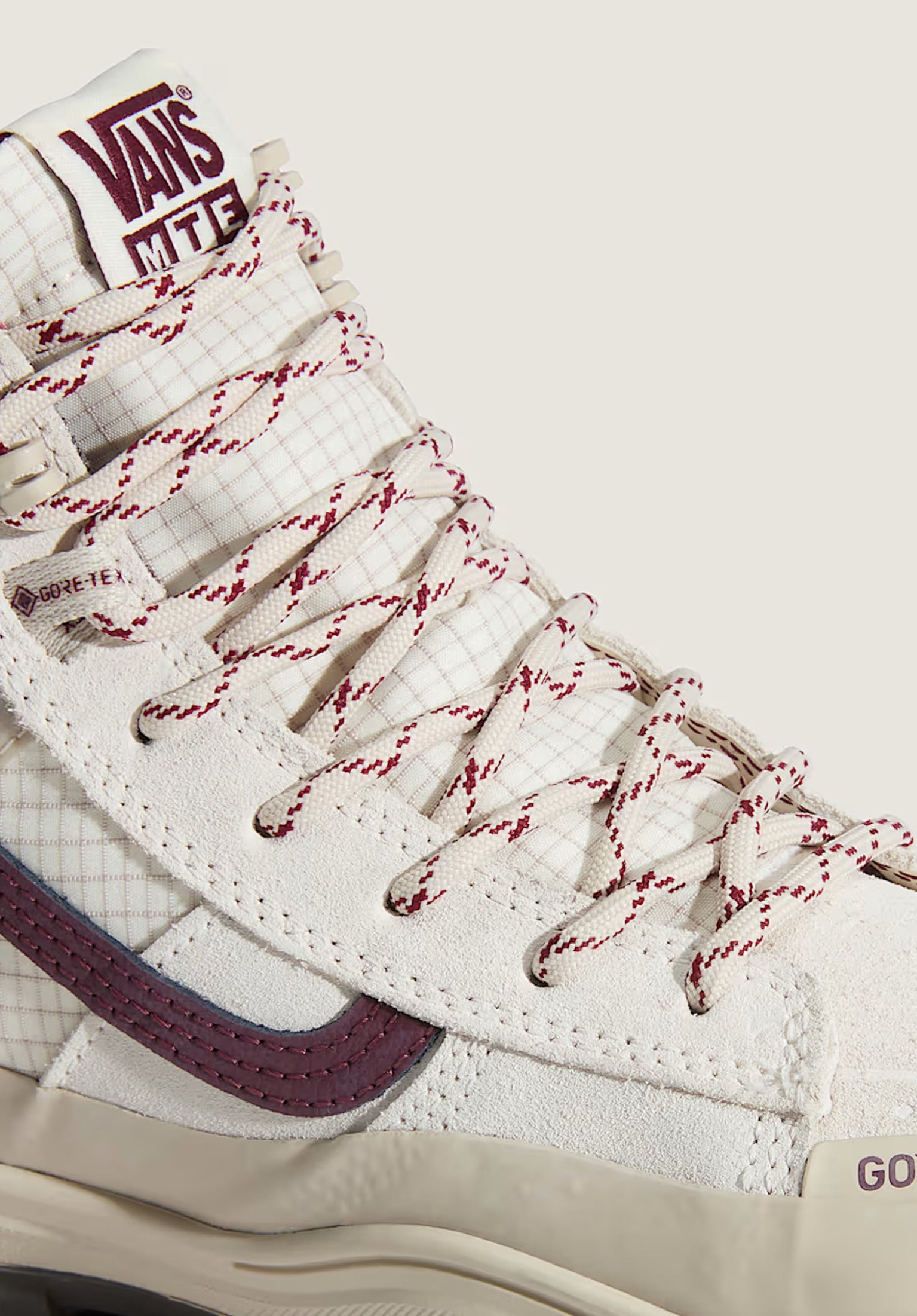 MTE Sk8-Hi Gore-Tex Insulated Vans Womens Shoes in egret for women