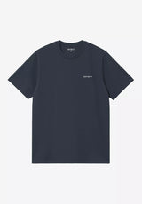 Script Embroidery deepnight-white Vorderansicht