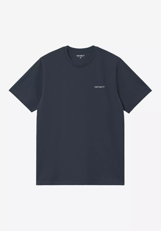 Script Embroidery deepnight-white Vorderansicht