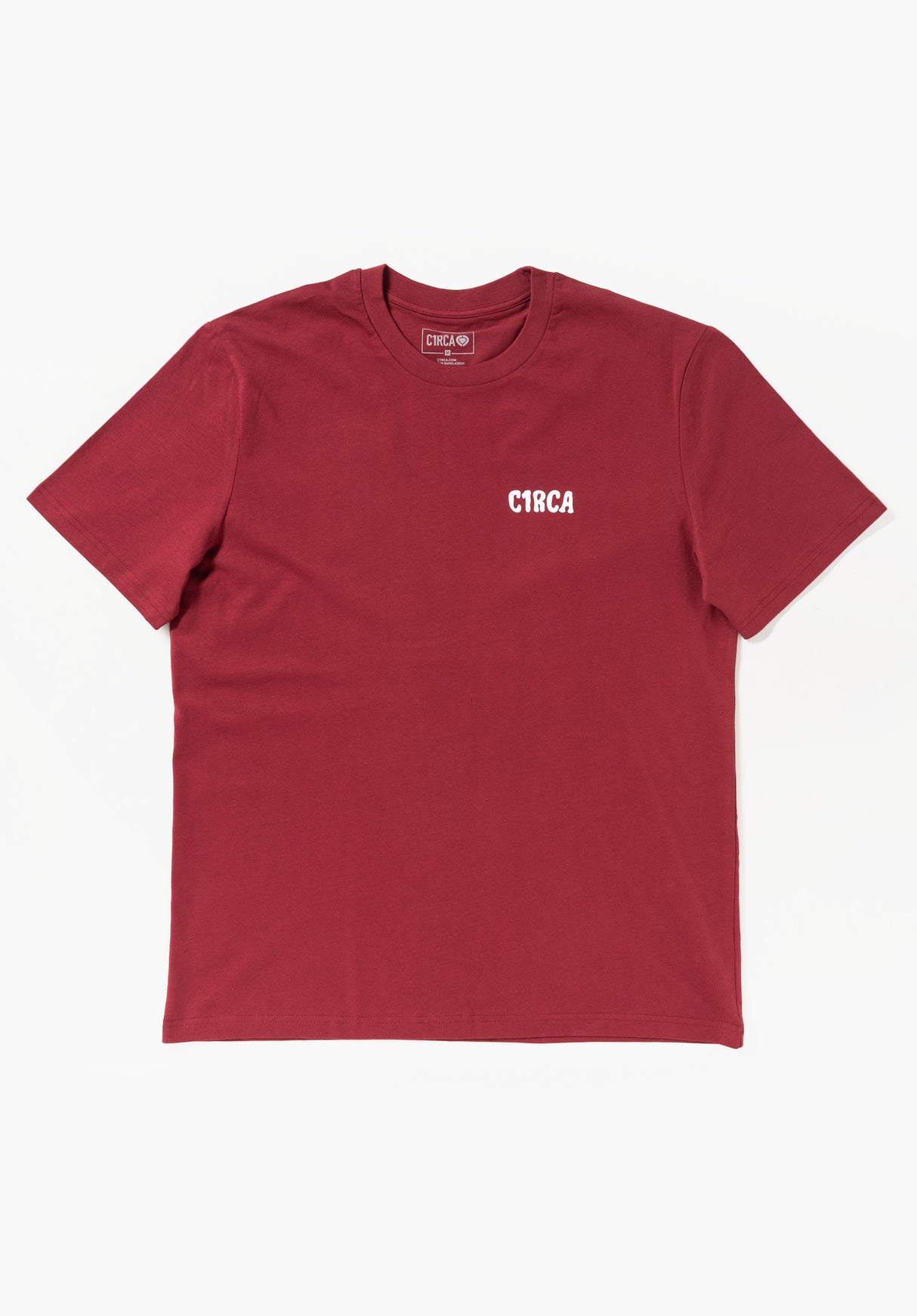 Supernatural Tee burgundy Rueckenansicht