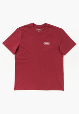 Supernatural Tee burgundy Rueckenansicht