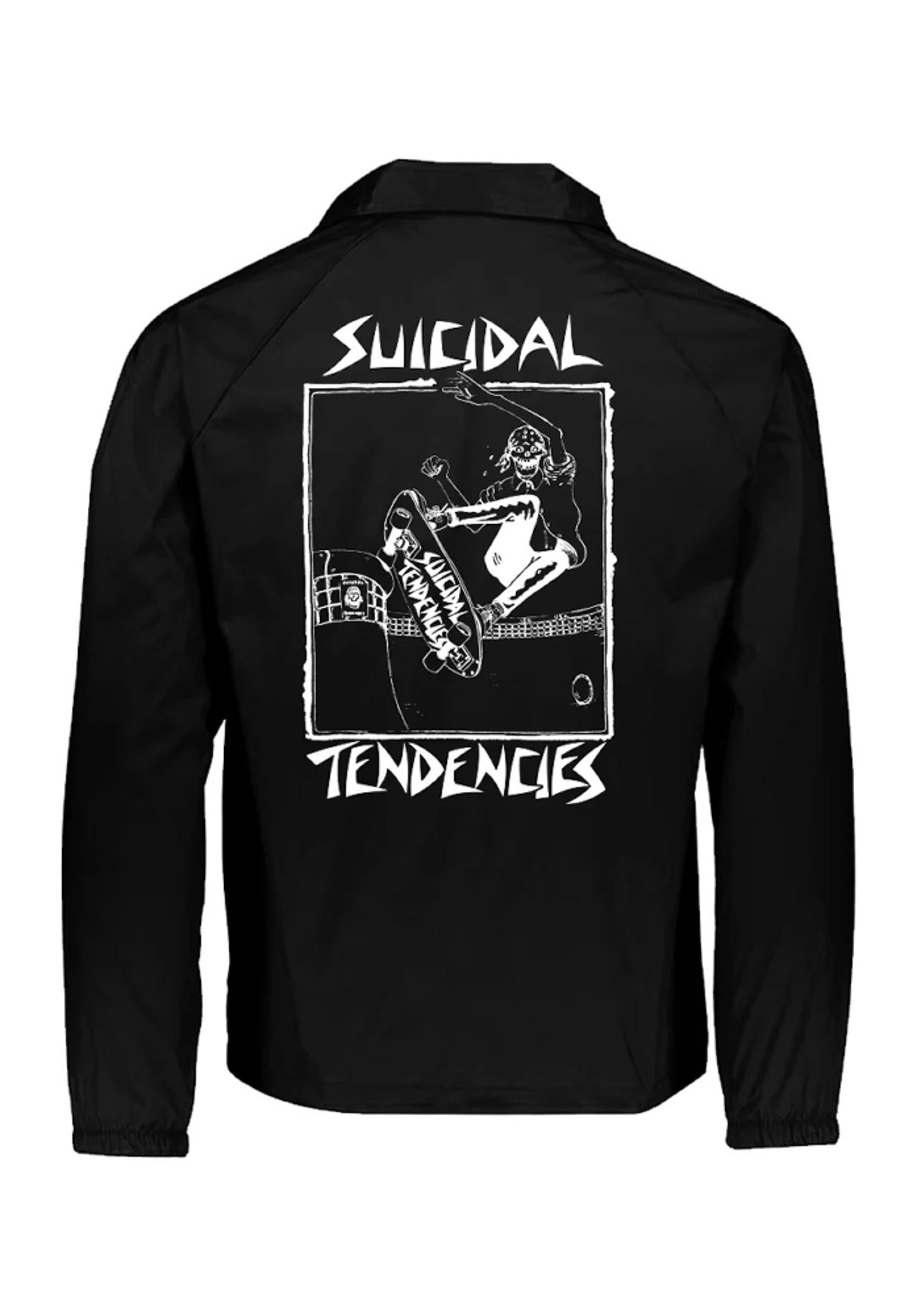 Skates Pool Skater 80s Suicidal Tendencies Windbreaker in black