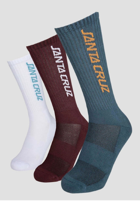 Strip 3er Pack darkcherry-white-navy Vorderansicht