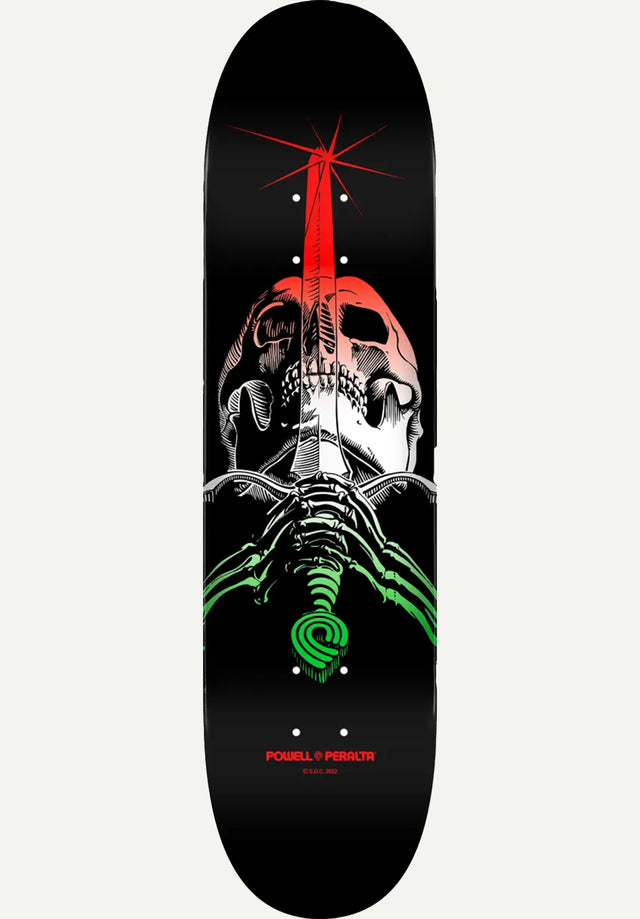 Skull & Sword Fade Popsicle green Vorderansicht