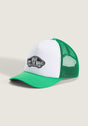 Classic Patch Curved Bill Trucker vividverdant Vorderansicht