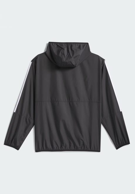 Windbreaker black-white Rueckenansicht