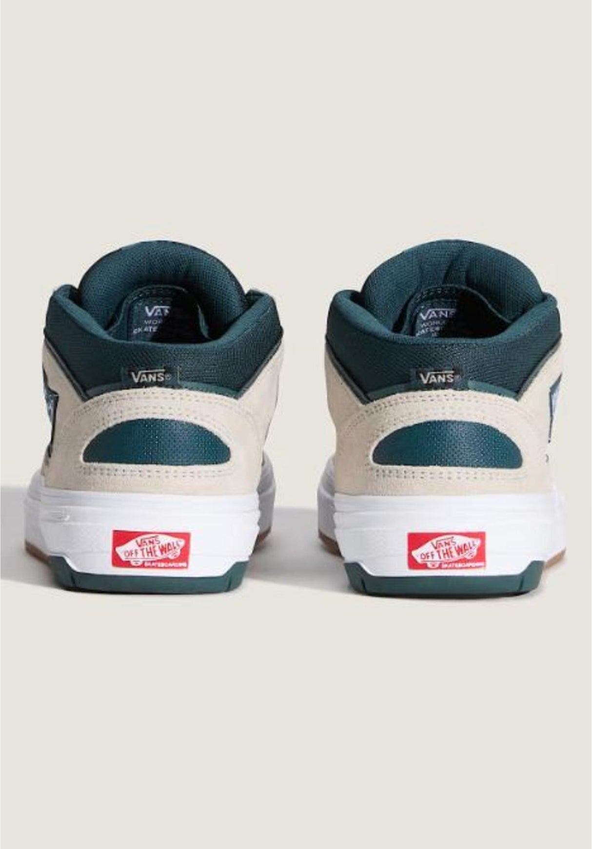 Skate Half Cab WaffleCup oatmeal-deepteal Closeup1