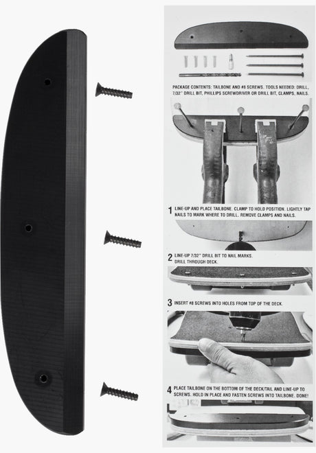 Tail Bone black Rueckenansicht