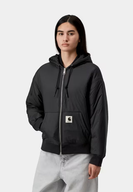 W' Hodded Gadd black Vorderansicht