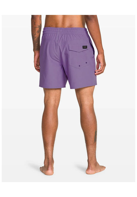 Lido Solid Trunk 16 violet Rueckenansicht