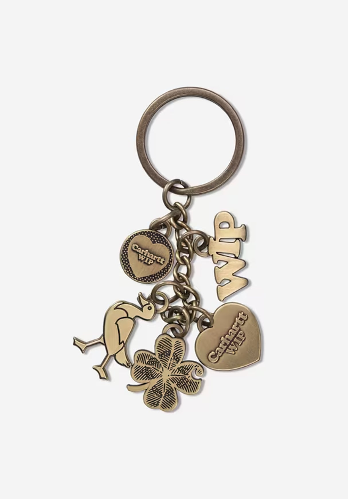Charms Keychain gold Vorderansicht