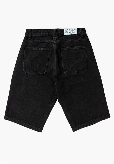 Boogy-Shorts-Kids blackdenim Rueckenansicht