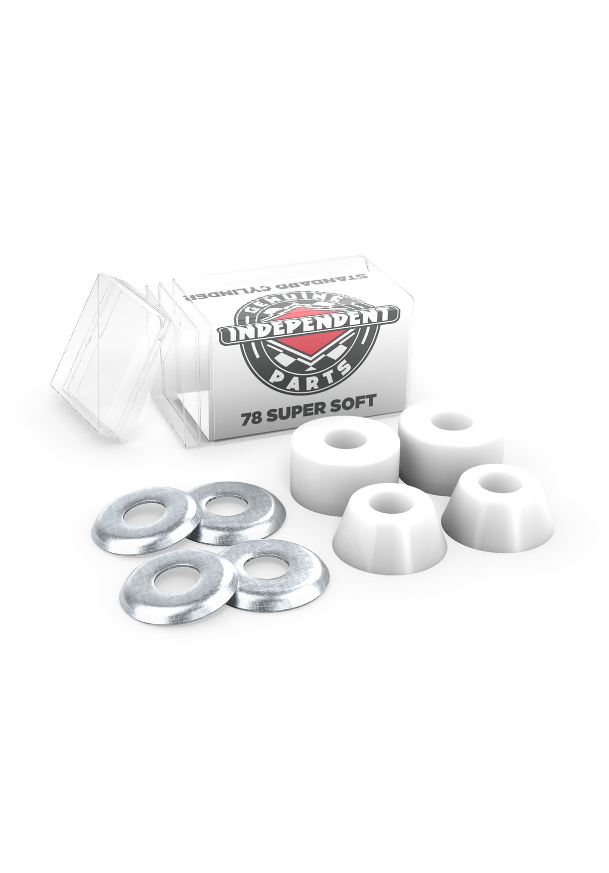 Standard Cylinder Cushions Super Soft 78A white Vorderansicht