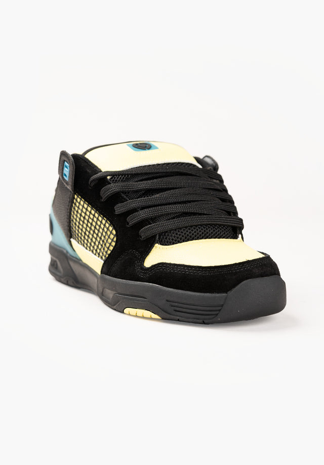 Tave TT black-teal-canaryyellow Vorderansicht