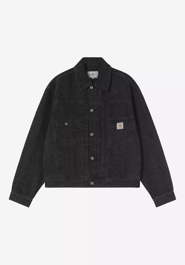 W' Belmar snakecamo-blackheavystonewash Vorderansicht