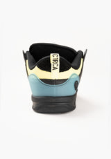 Tave TT black-teal-canaryyellow Seitenansicht