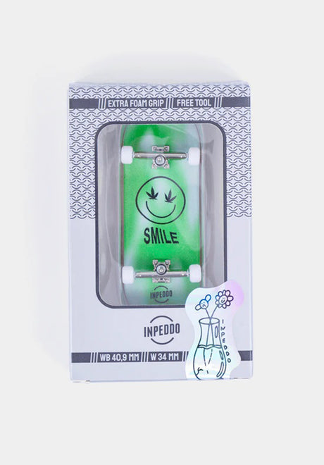 Smile Bright Wooden 5-Ply Fingerboard green-white Vorderansicht