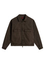 Skate Garage Denim Jacket coralbrown Vorderansicht