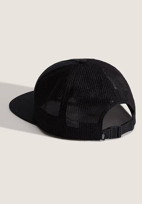 Sidestripe Unstructured Trucker black Rueckenansicht