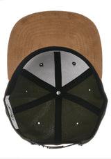 Suede 6-Panel darkolive Oberansicht