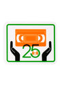 Photosynthesis 25th Sticker white Vorderansicht
