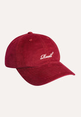 Single Script Cap darkred-cord Vorderansicht