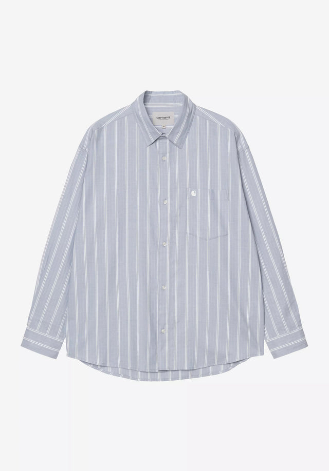 Beale bealestripe-gentleblue-white Vorderansicht