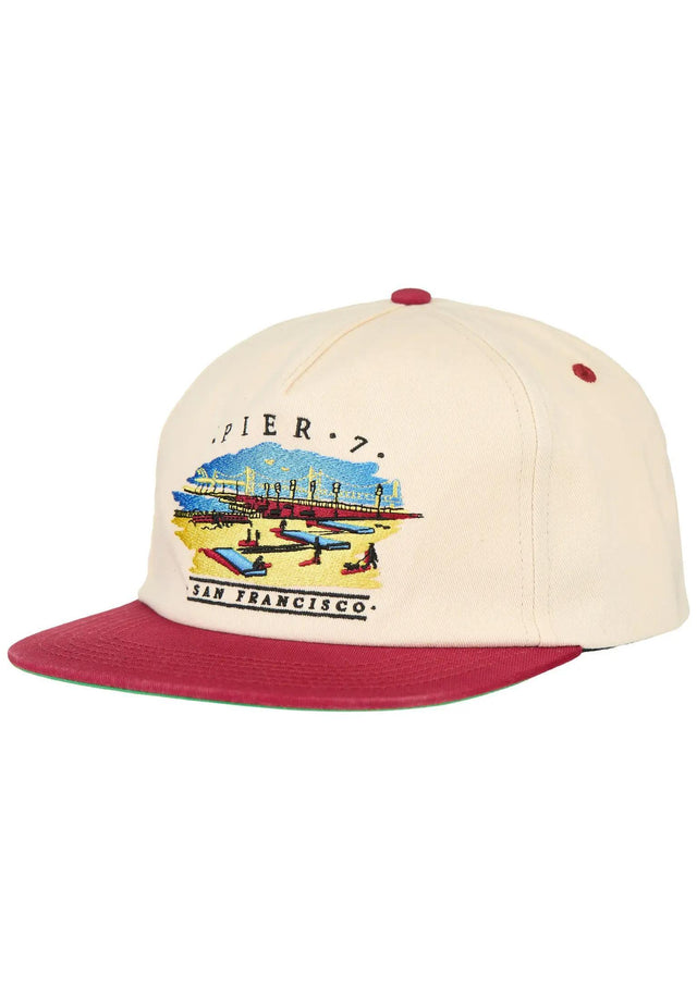 Pier 7 natural-maroon Vorderansicht