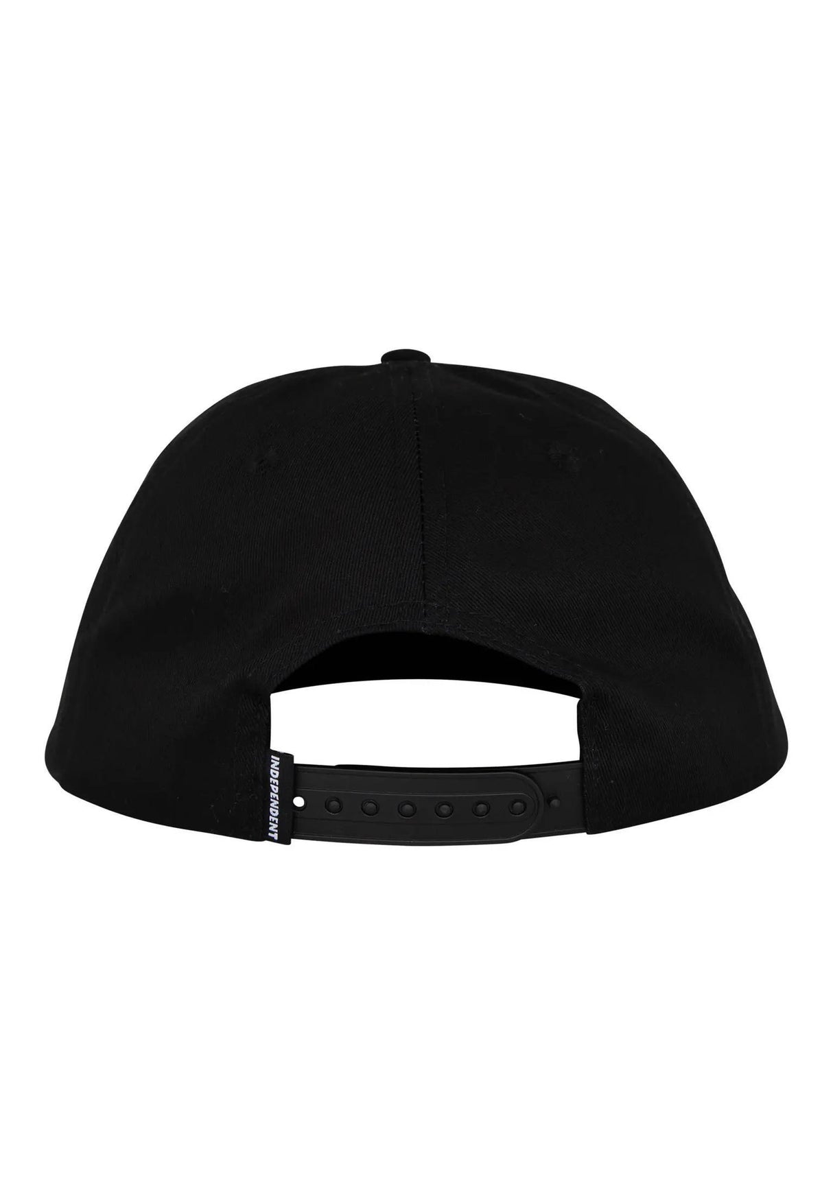 Tried & True 5-Panel Unstructured Low Snapback black Rueckenansicht