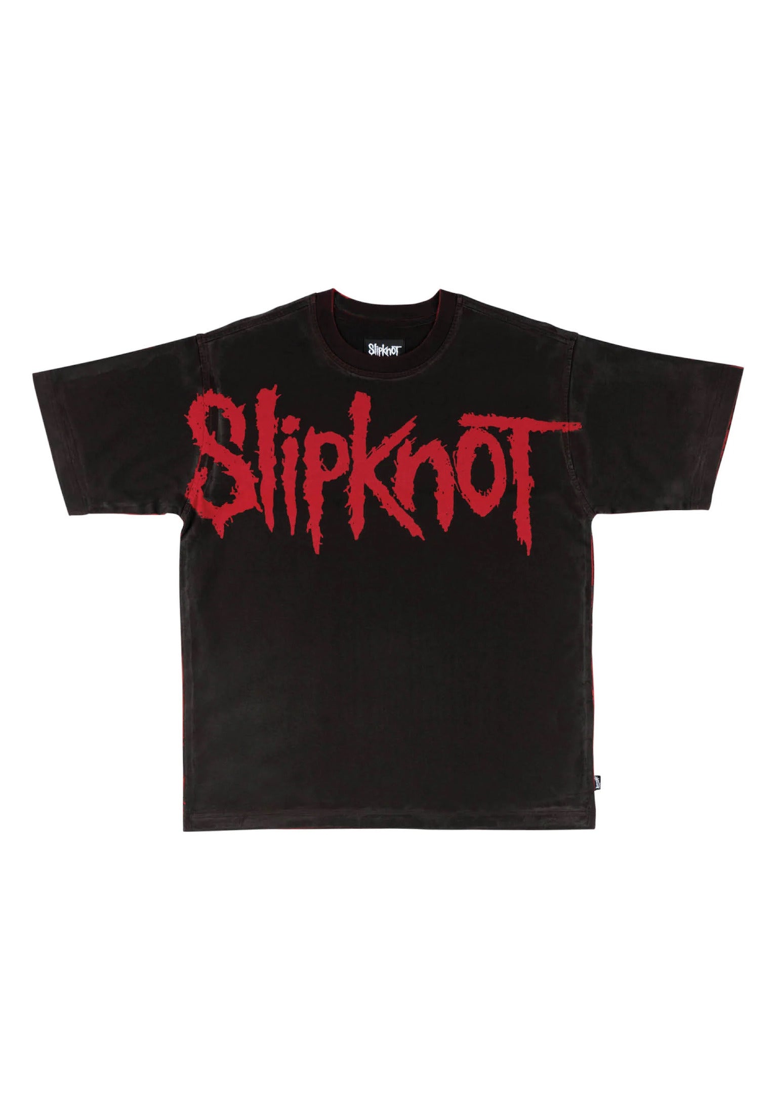 Slipknot Tシャツ ブラック x Slipknot Barcode Boxy Overprint Welcome T-Shirt in black for men